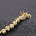 Gold / Silver Handmade Crown Luxury Jewelry Bracelets Allbrand supreme 