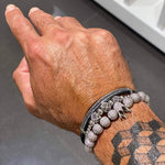 Gold / Silver Handmade Crown Luxury Jewelry Bracelets Allbrand supreme Silver Crown 